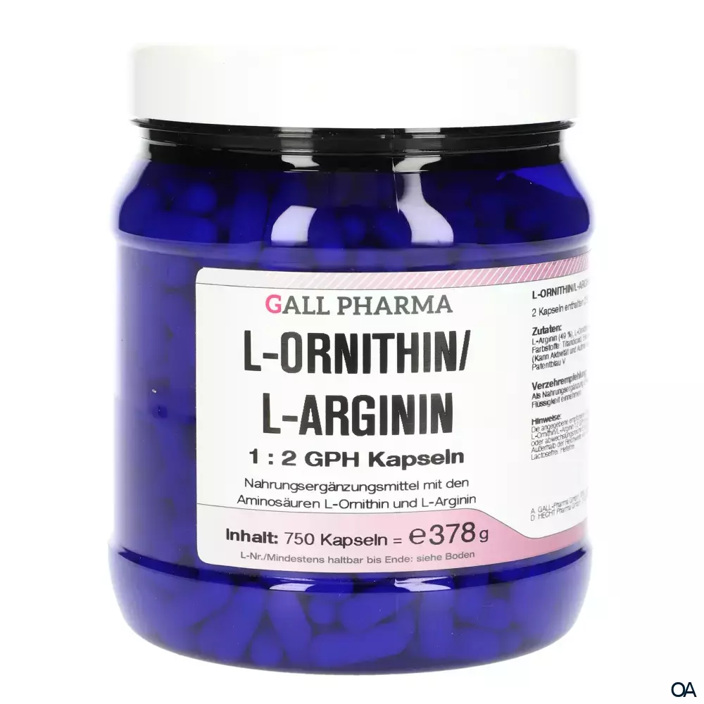 Gall Pharma L-Ornithin/L-Arginin 1:2 Kapseln