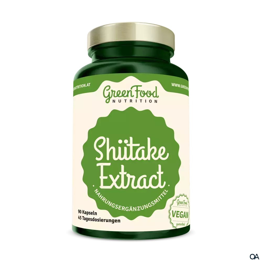 GreenFood Nutrition Shiitake-Extrakt Kapseln