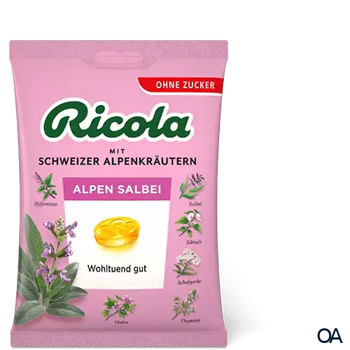 Ricola Alpen Salbei Bonbons Zuckerfrei Beutel