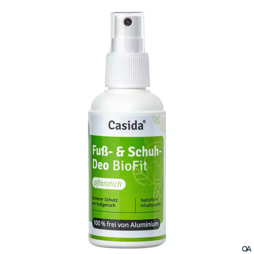 Casida Fuß- und Schuhdeo BioFit Pflanzlich Spray Casida Fuß- und Schuhdeo BioFit Pflanzlich Spray