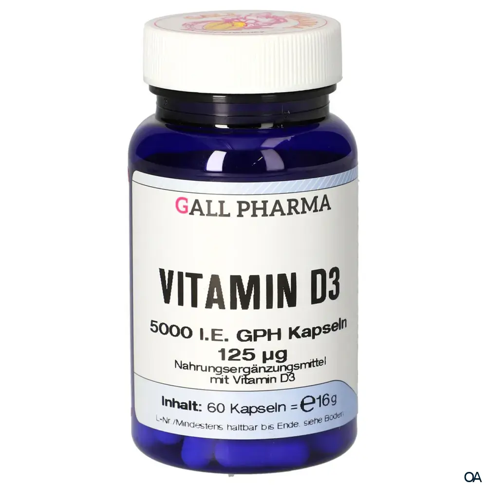 Gall Pharma Vitamin D3 5.000 I.E. Kapseln