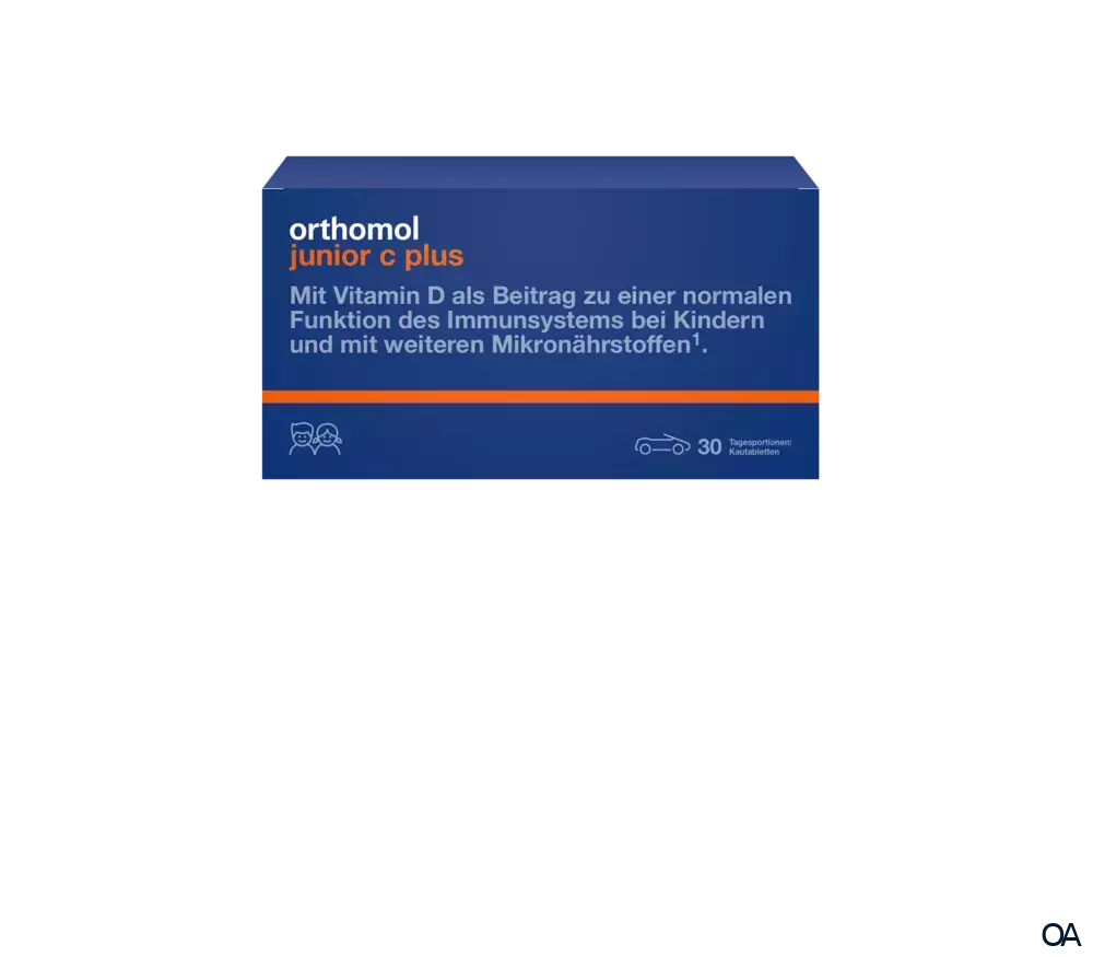 Orthomol Junior C Plus Kautabletten Mandarine/Orange