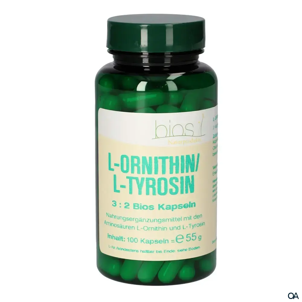 Bios L-Ornithin / L-Tyrosin Kapseln