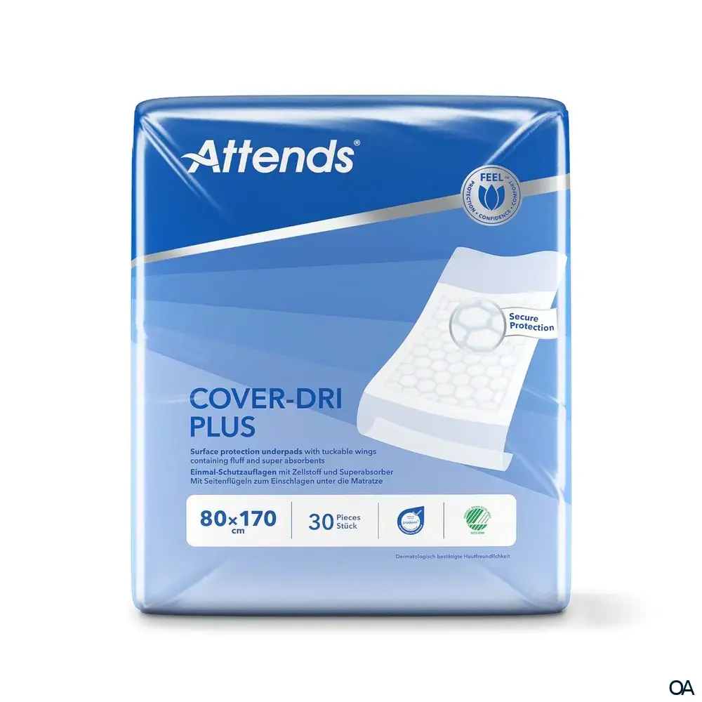 Attends Cover-Dri Plus Einmal-Schutzauflagen 80 x 170 cm