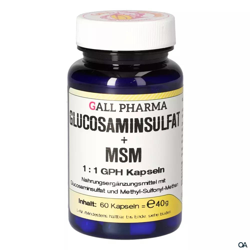 Gall Pharma Glucosaminsulfat + MSM 1:1 Kapseln