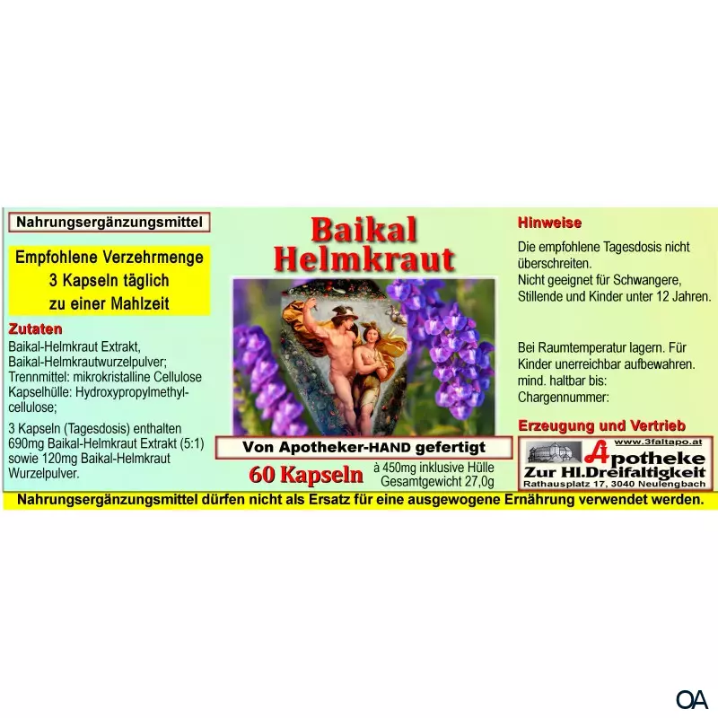 Baikal Helmkraut Kapseln