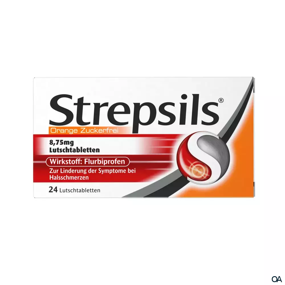 Strepsils® Orange Zuckerfrei 8,75 mg Lutschtabletten