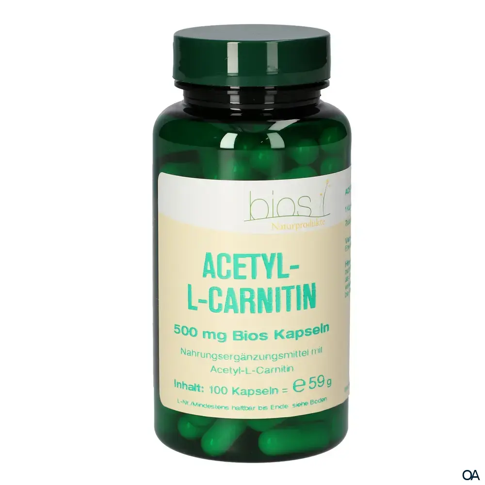acetyl-l-carnitin nahrungsergnzungsmittel Acetyl L-Carnitin Acetyl-L-Carnitin HCL 1000mg pro Kapsel