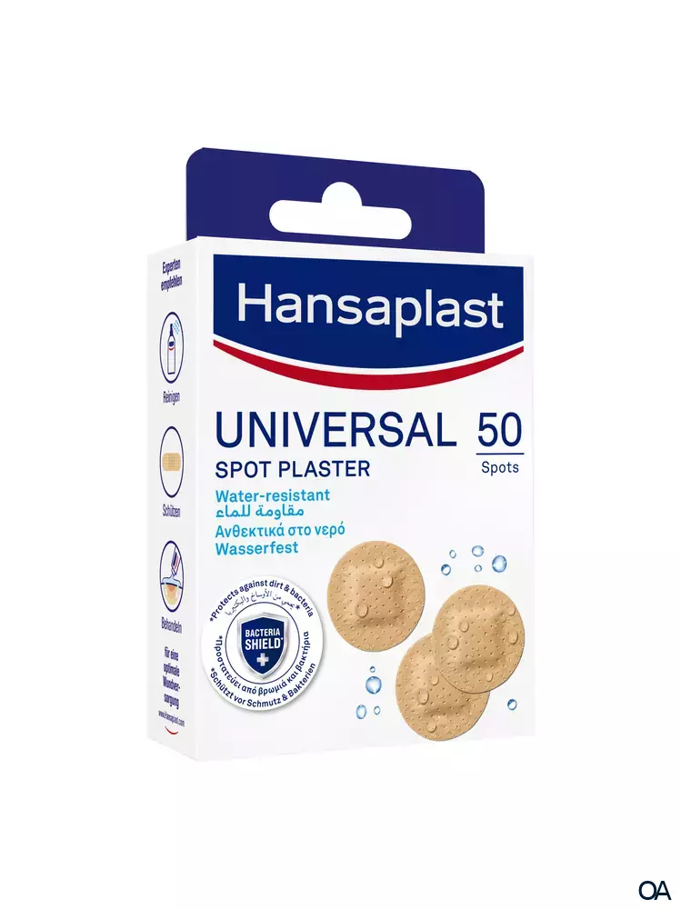 Hansaplast Universal Rundpflaster Großpackung 2,3 x 2,3cm