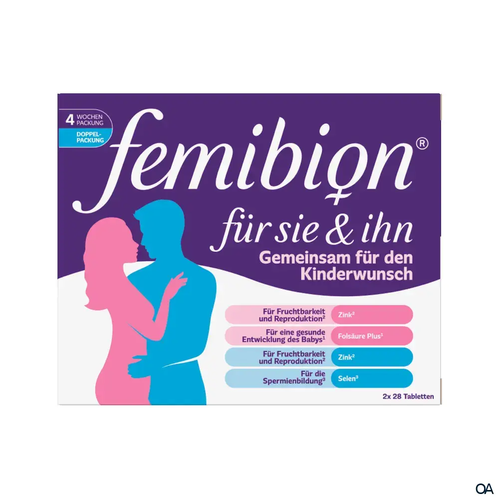 Femibion® für Sie & Ihn 2 x 28 Tabletten