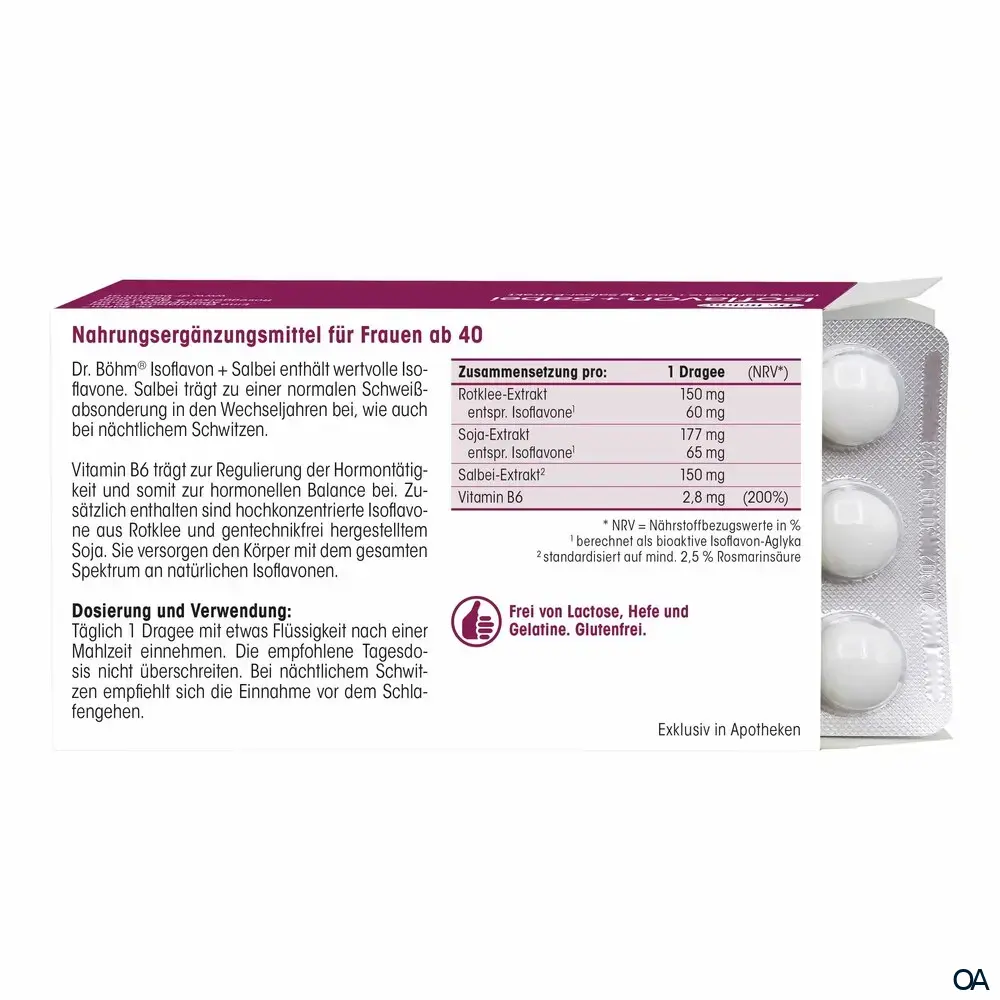 Dr. Böhm® Isoflavon + Salbei Dragees