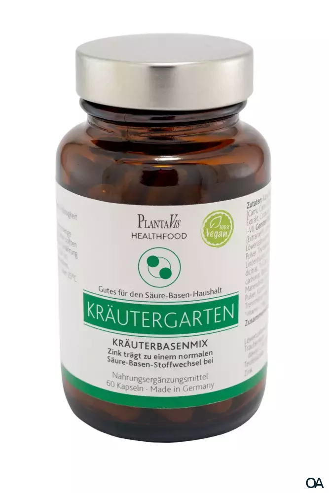 PlantaVis KräuterGarten - Kräuterbasenmix Kapseln
