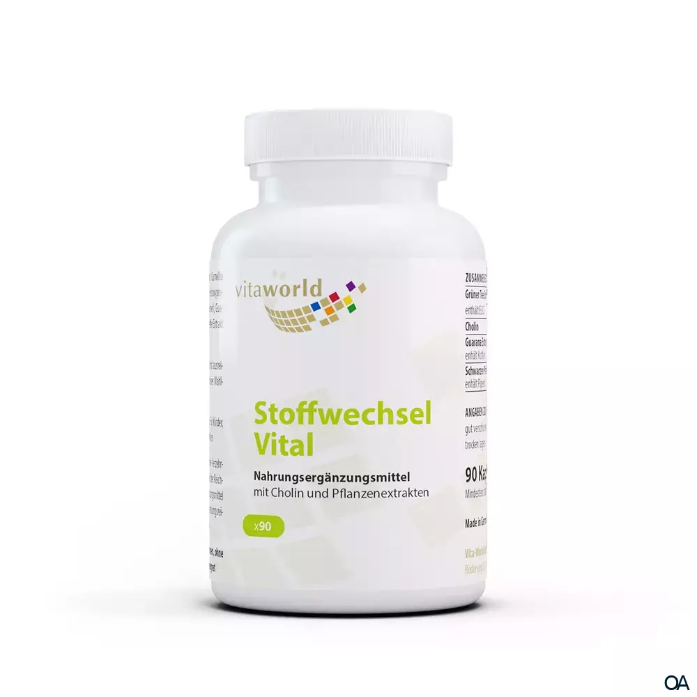 Vitaworld Stoffwechsel Vital Kapseln