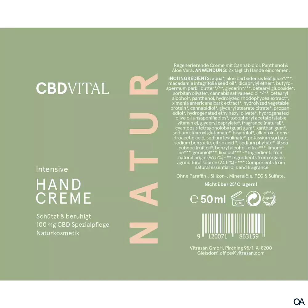 CBD VITAL Handcreme