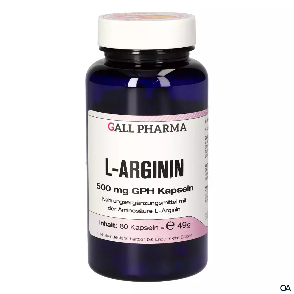 Gall Pharma L-Arginin 500 mg Kapseln