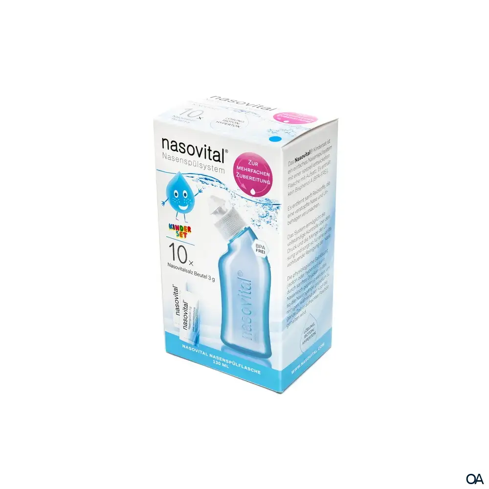 nasovital® Nasenspülsystem für Kinder - Blau