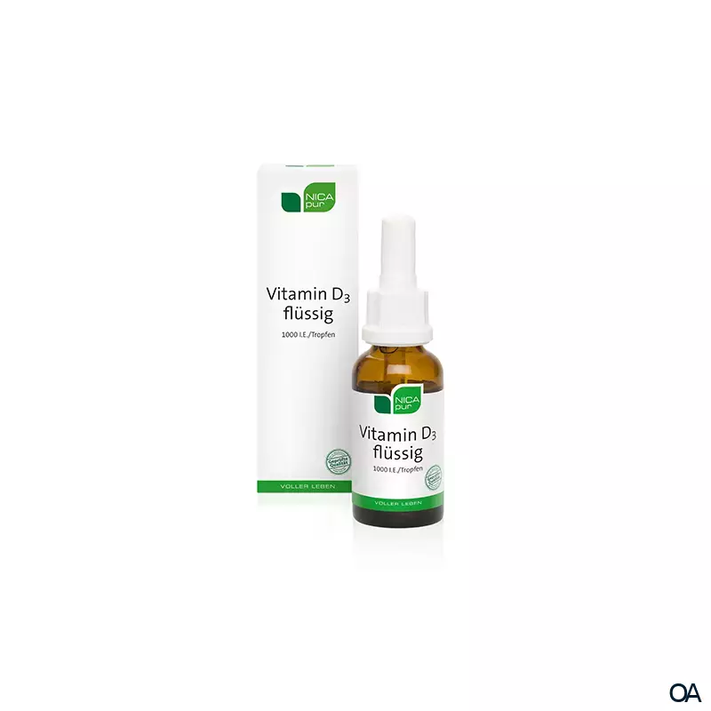 NICApur Vitamin D3 flüssig Tropfen