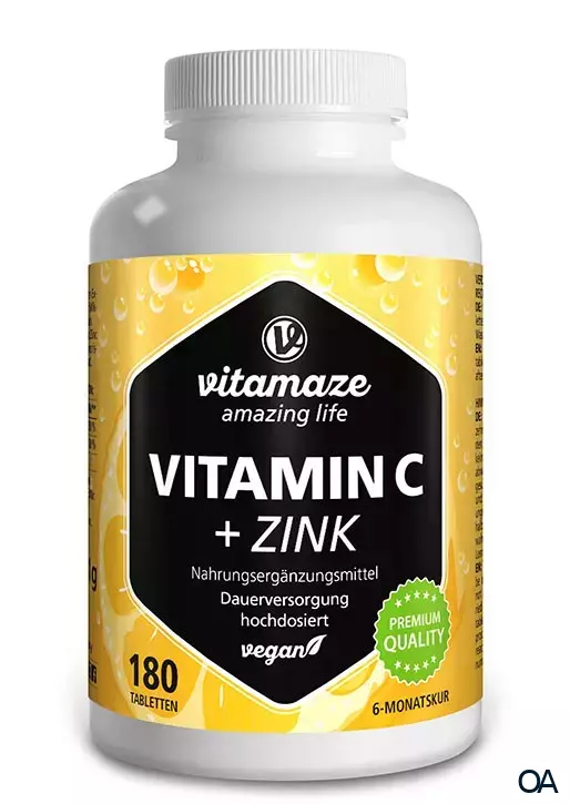 Vitamaze Vitamin C + Zink Tabletten