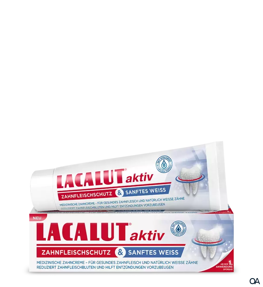 LACALUT® Aktiv Zahnfleisch­schutz & Sanftes Weiss Zahncreme