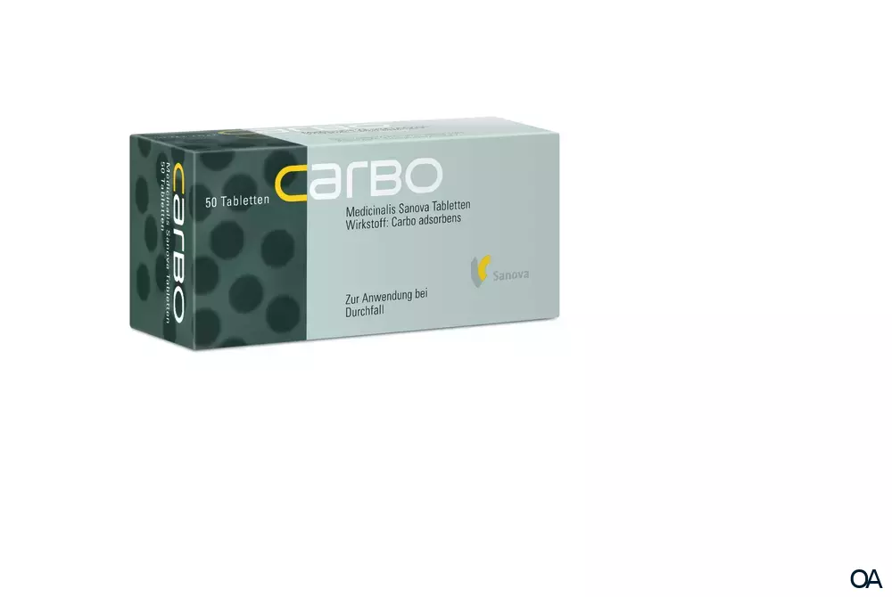 Carbo Medicinalis Sanova Tabletten