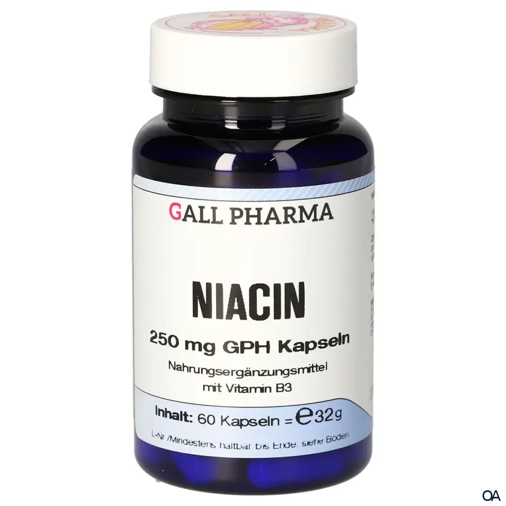Gall Pharma Niacin 250 mg Kapseln