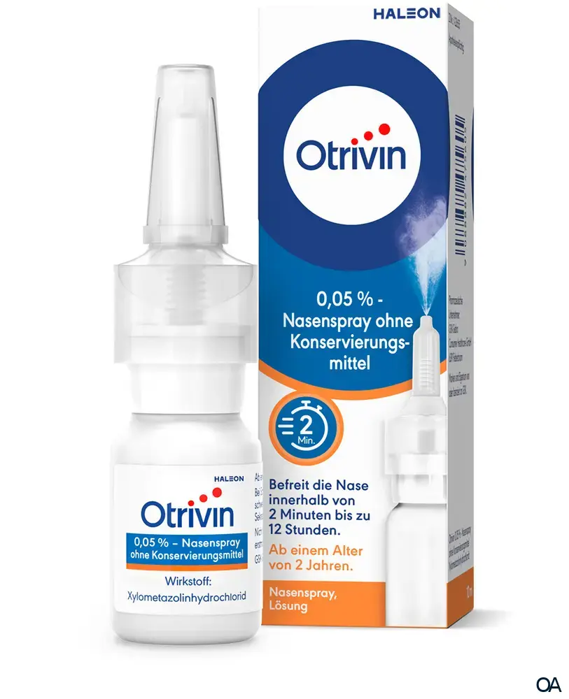 Otrivin® 0,05%-Nasenspray ohne Konservierungsmittel