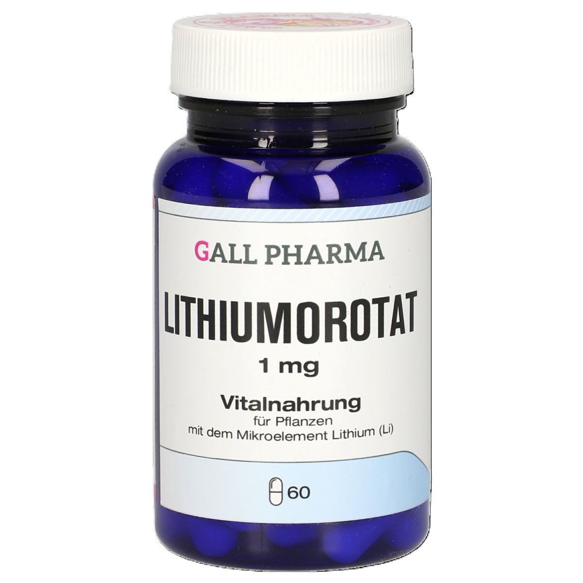 Lithiumorotat 1mg GPH Kps
