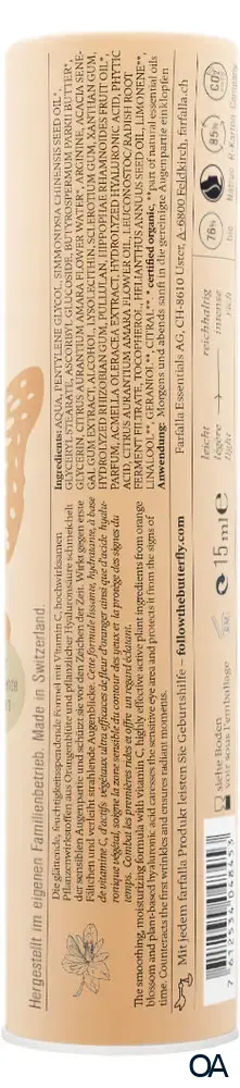 Farfalla Orangenblüte C+ Augenfluid, Healthy Aging