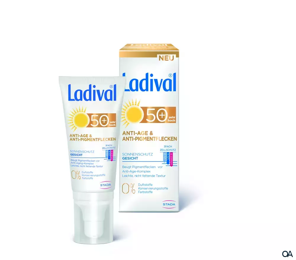 Ladival® Anti-Age & Anti-Pigmentflecken Sonnenschutz Gesicht LSF 50+