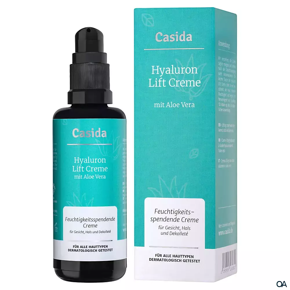 Casida Hyaluron Lift Creme mit Hyaluron & Aloe Vera