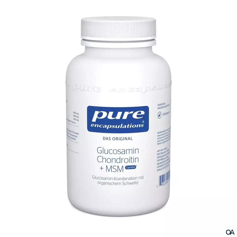 pure encapsulations® Glucosamin Chondroitin + MSM 