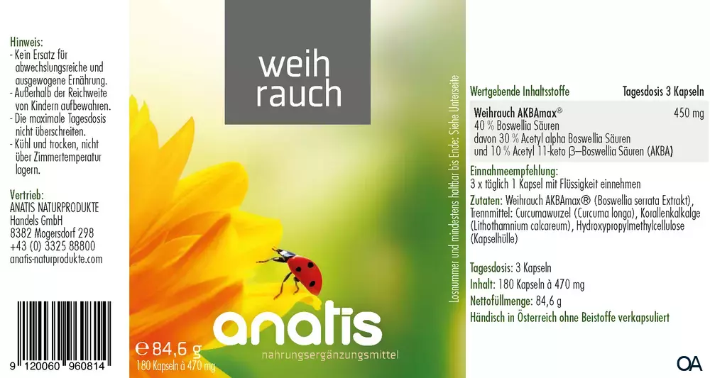 anatis Weihrauch AKBAmax® Kapseln