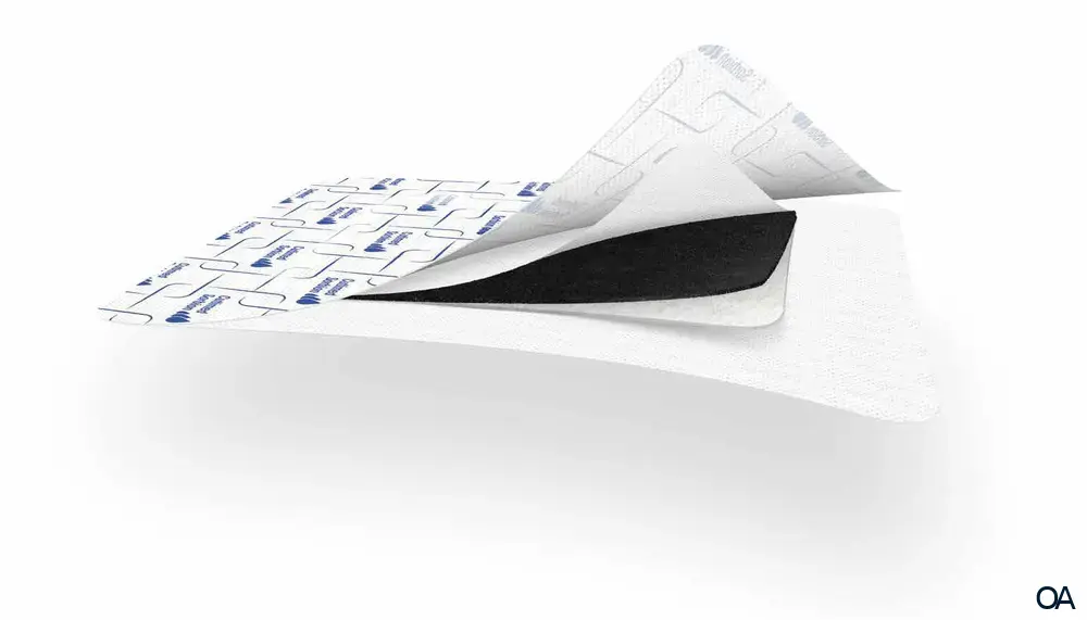 Cutimed® Sorbion® Carbon+ geruchsbindender superabsorbierender Wundverband steril 15 x 25 cm