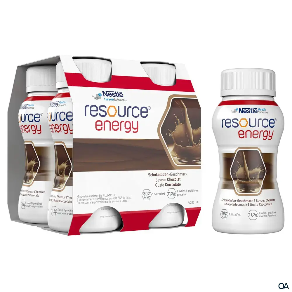 Resource® Energy Hochkalorische Trinknahrung - Schokolade 200 ml