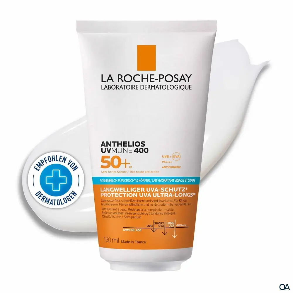 La Roche Posay Anthelios UV Mune 400 Hydratisierende Gesicht + Körper Milch LSF 50+