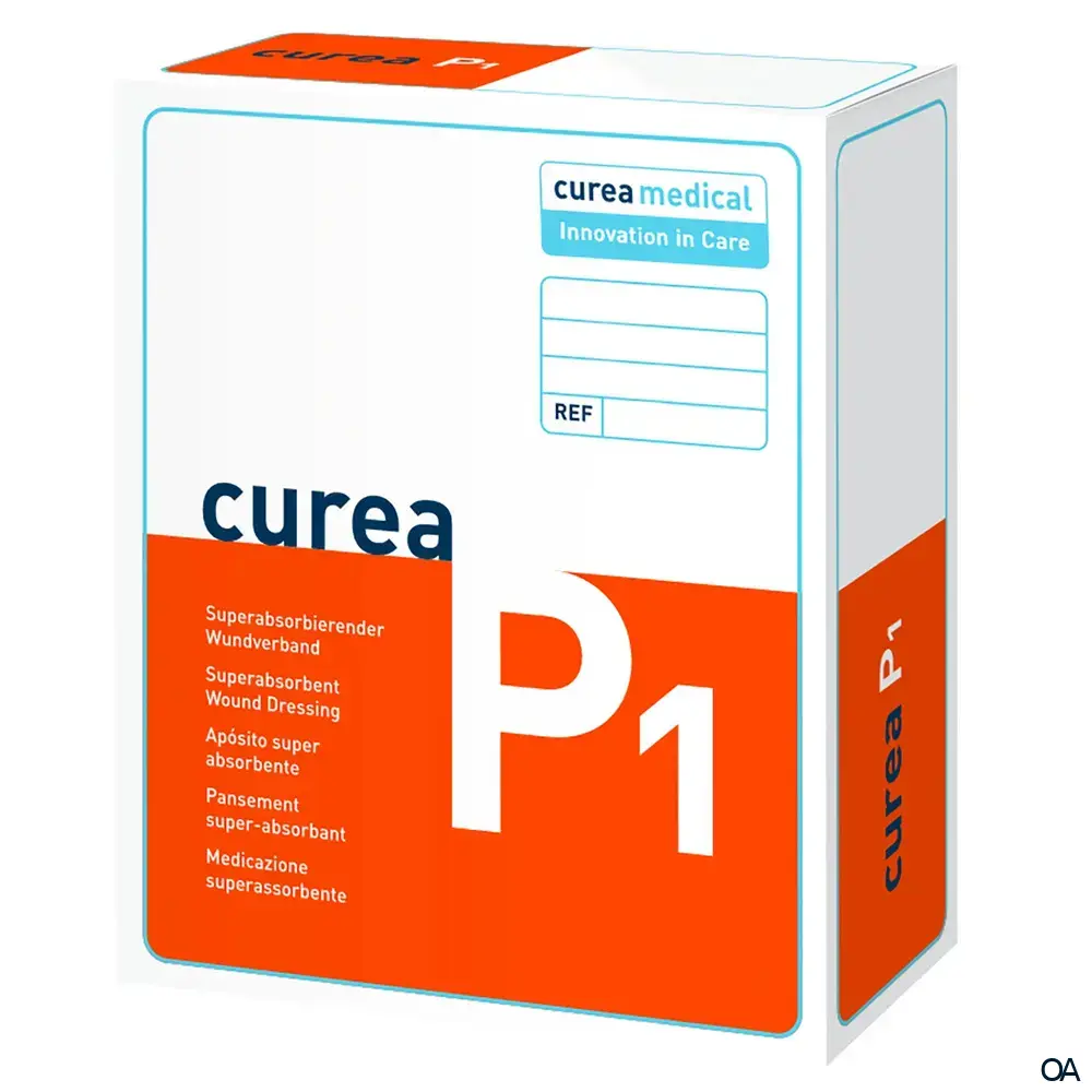 curea medical Curea P1 Superabsorbierender Wundverband steril, 20 x 20 cm