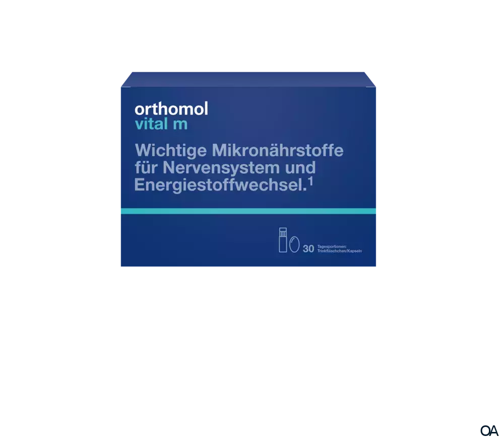 Orthomol Vital M Trinkfläschchen + Kapseln
