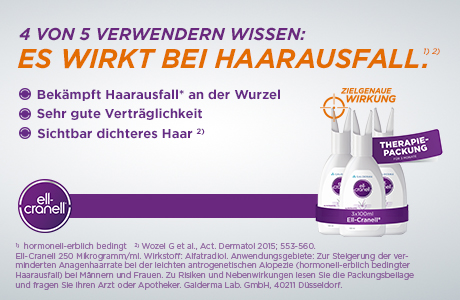 Ell-Cranell Lösung gegen Haarausfall