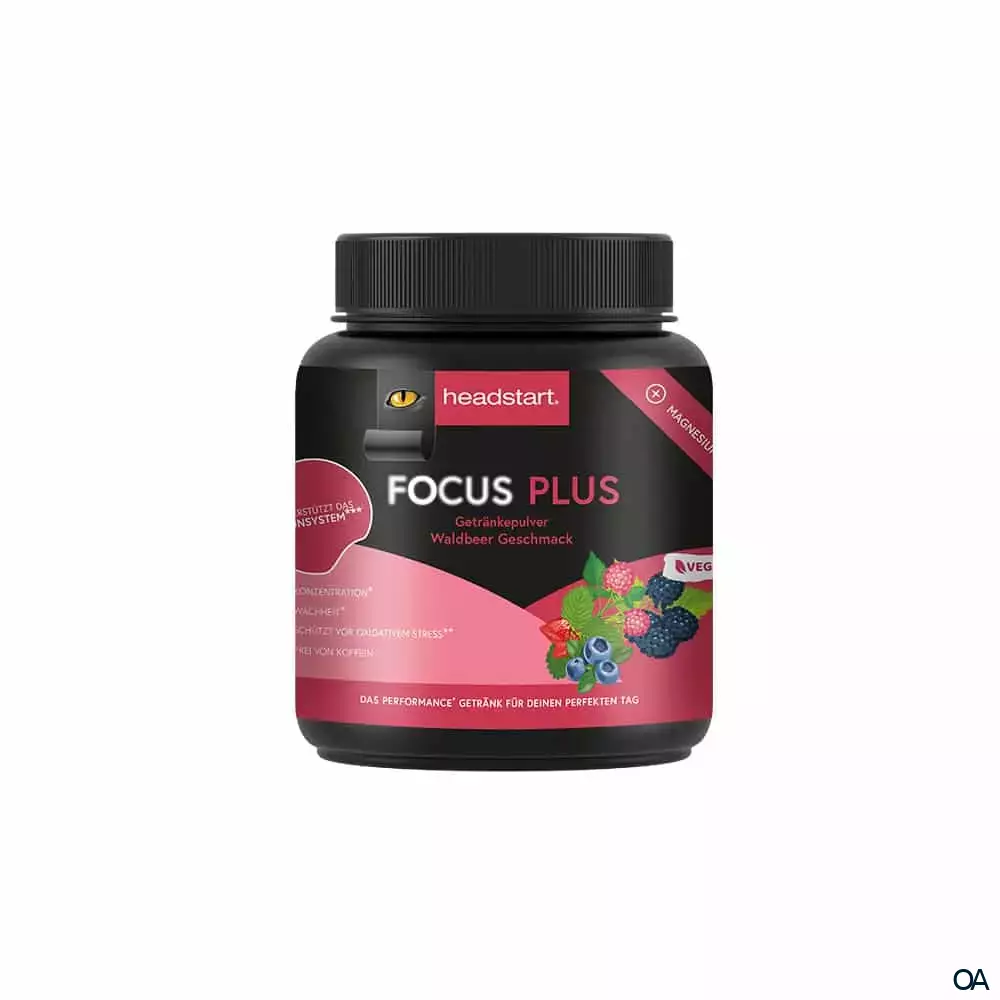 headstart FOCUS PLUS Getränkepulver Waldbeer