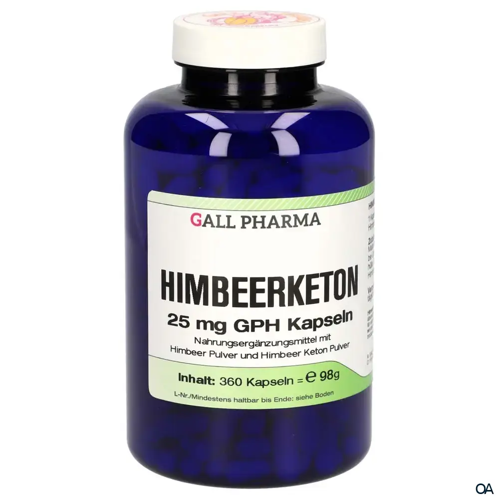 Gall Pharma Himbeerketon 25 mg Kapseln