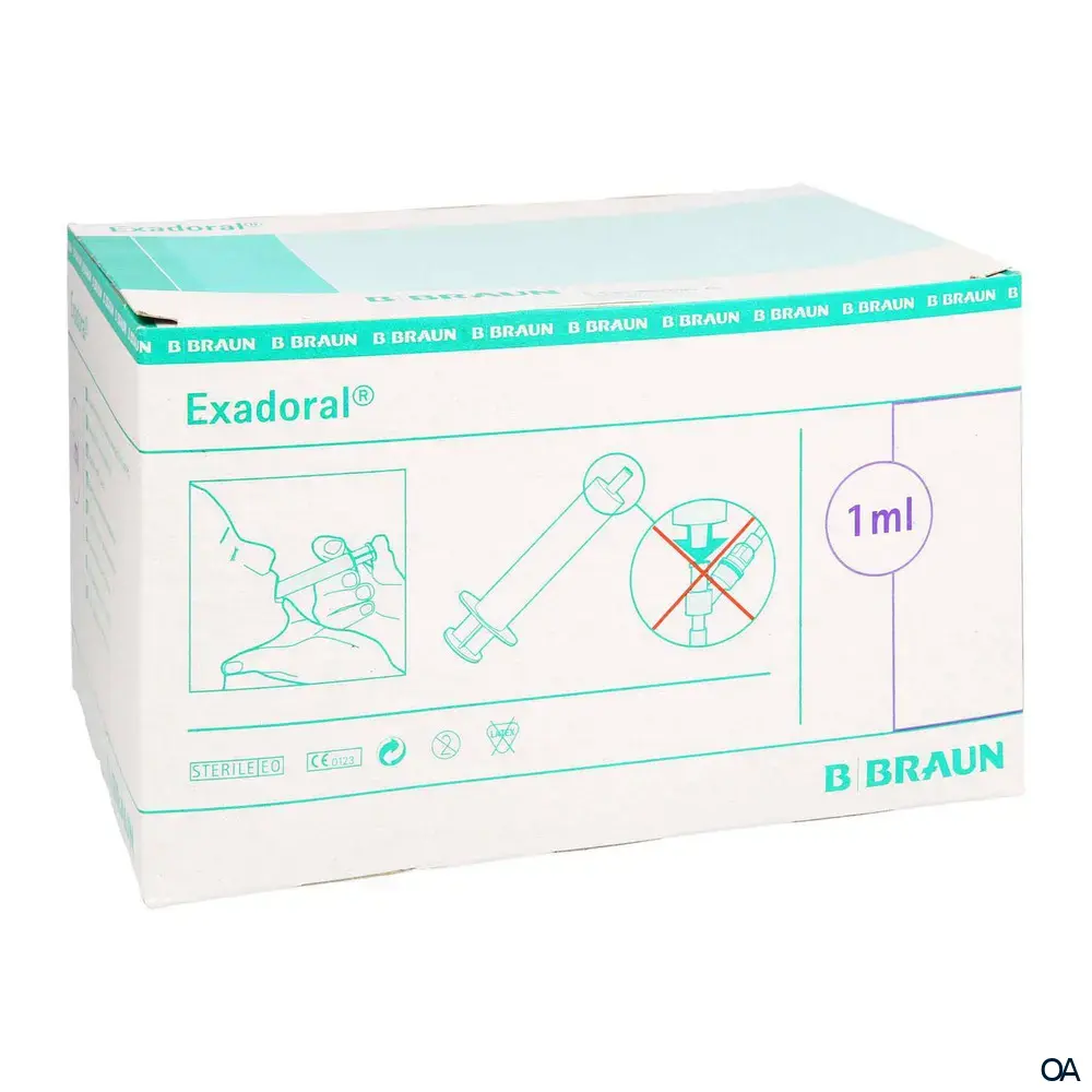 Exadoral® Einmalspritzen mit oralem Ansatz, 1 ml