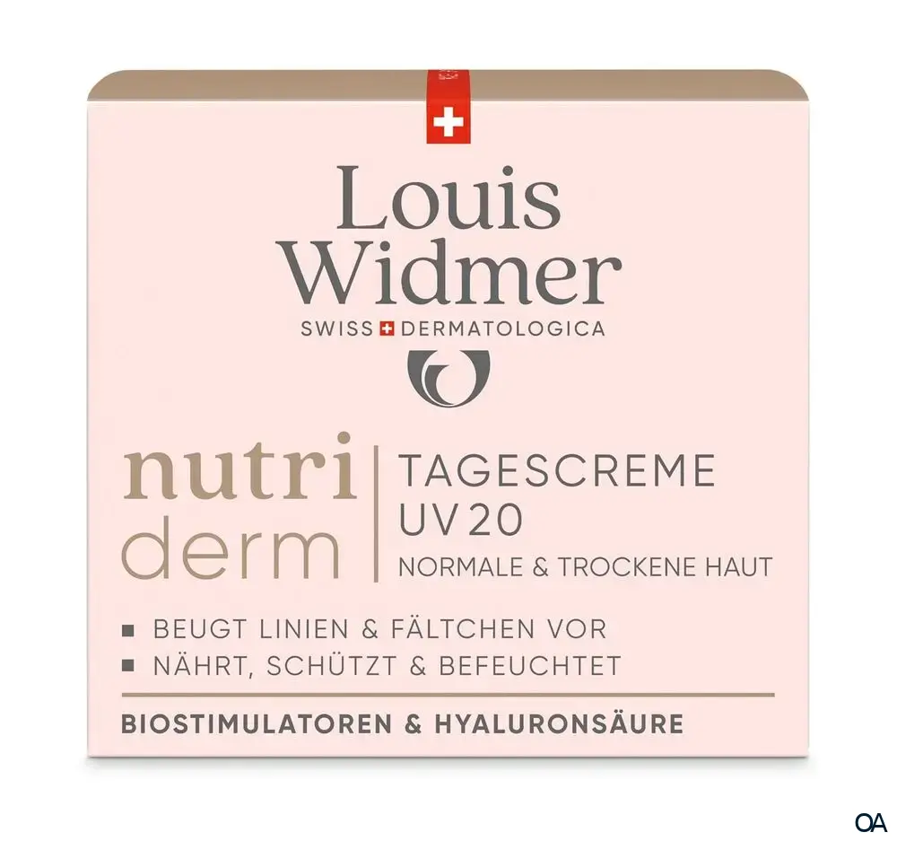 Louis Widmer nutriderm Tagescreme UV 20 - leicht parfümiert