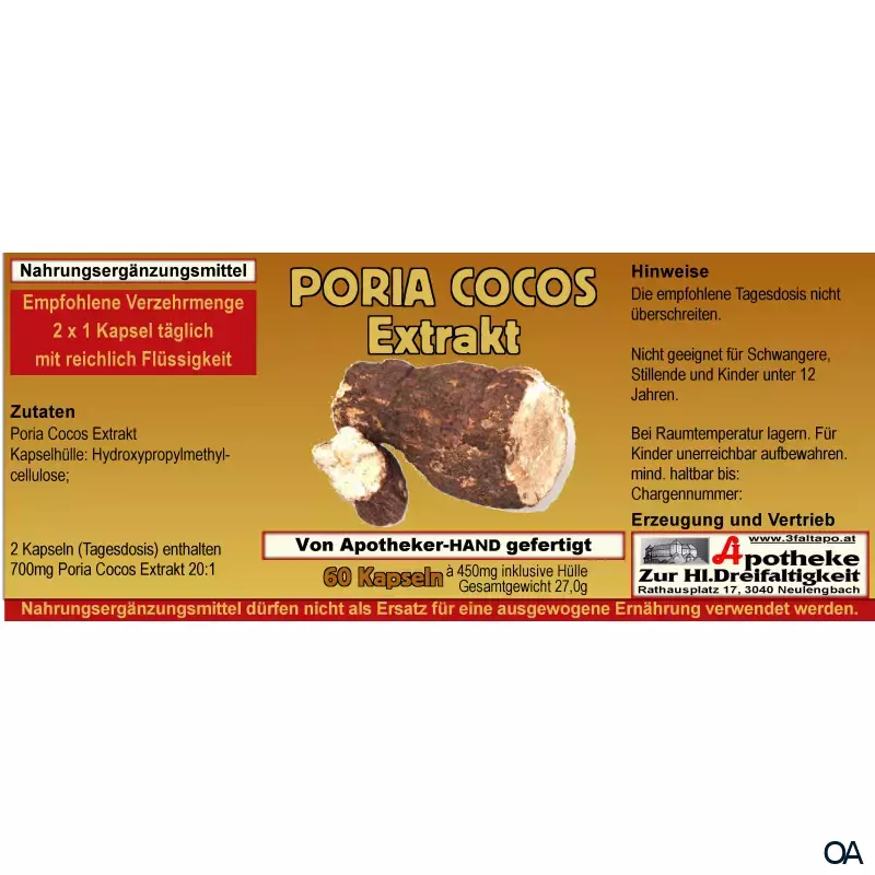 Poria Cocos Extrakt Kapseln