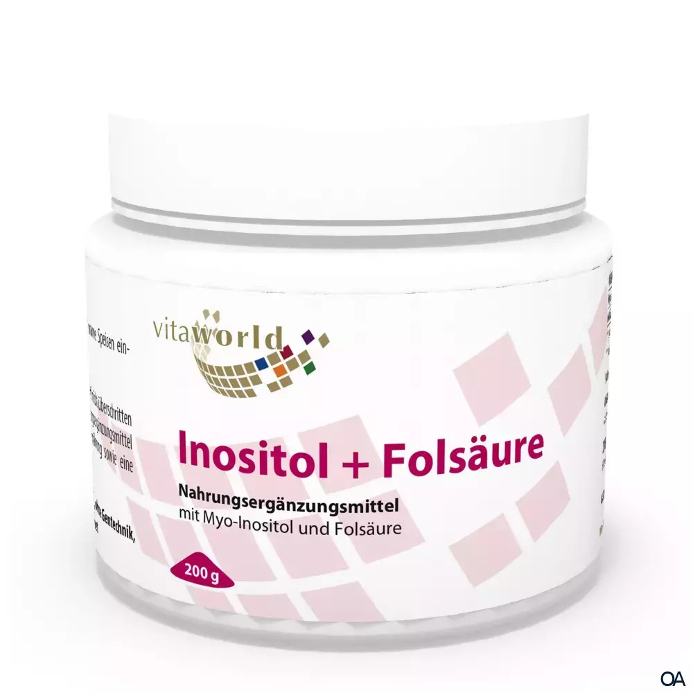 Vitaworld Inositol + Folsäure Pulver