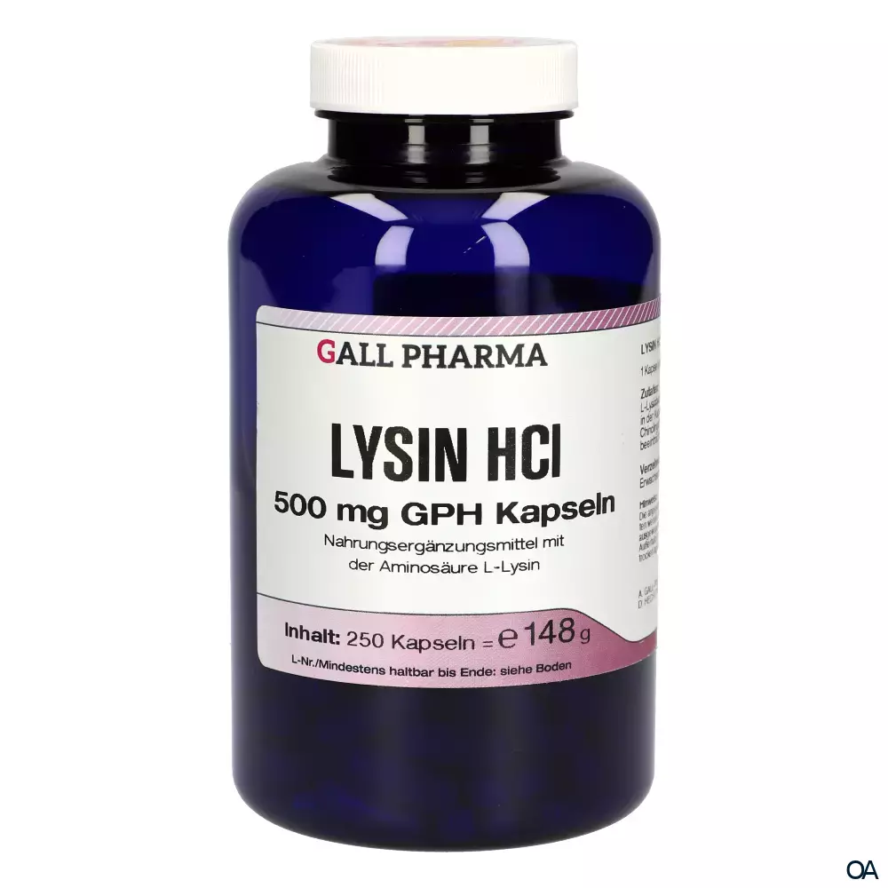 Gall Pharma Lysin HCL 500 mg Kapseln