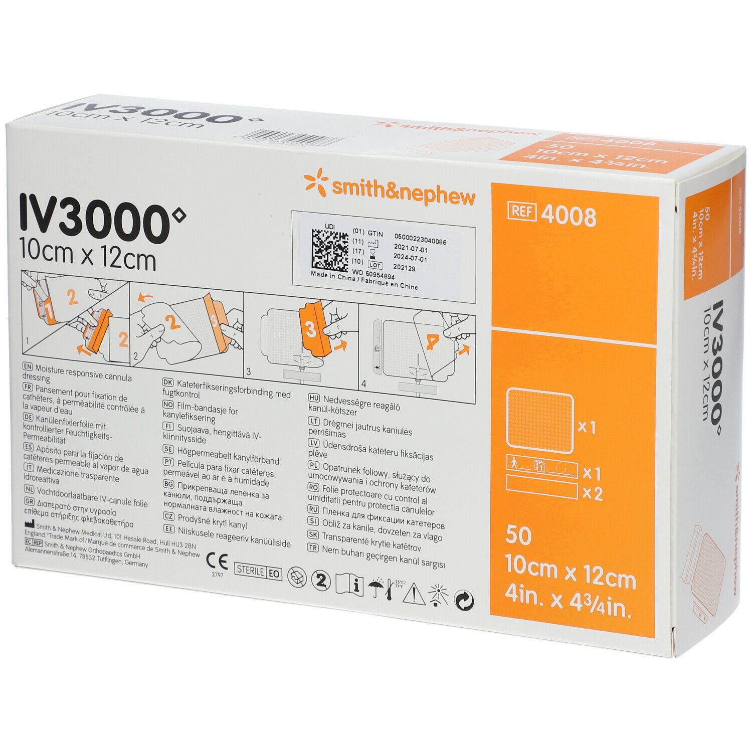 Kanülenfixierung IV3000 Folie