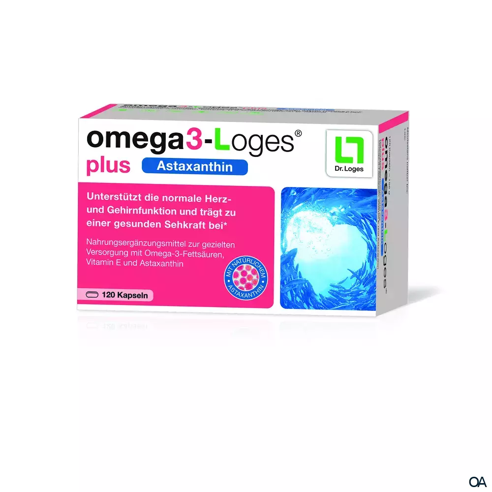 omega3-Loges® plus Astaxanthin Kapseln