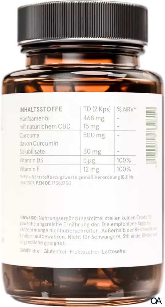 CBD VITAL CBD Curcuma Kapseln CBD VITAL CBD Curcuma Kapseln