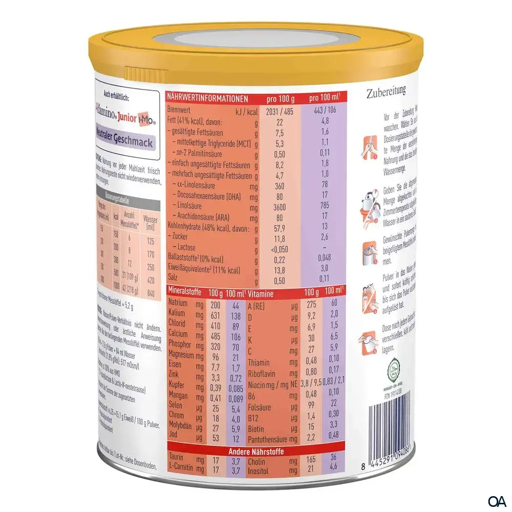 Alfamino® Junior HMO® Vanille Pulver 400 g