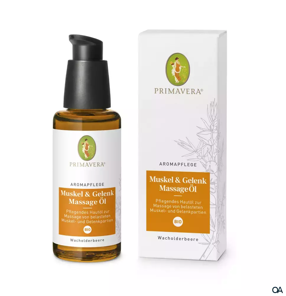 Primavera Aromapflege Muskel & Gelenk Massage Öl bio